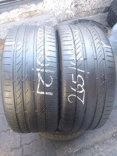 2x 265/40/r21 Continental Conti Sport Contact 5p Tyres 90%tread Life Call Paul 0632489024