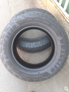 2x 265/65/R18 GOODYEAR WRANGLER TERRITORY HT TYRES 98%TREAD LIFE CALL PAUL 0632489024