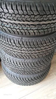 4x 265/65/17 Dunlop Grand Track At 25