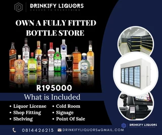 Own  A Fully Fitted Bottle Store