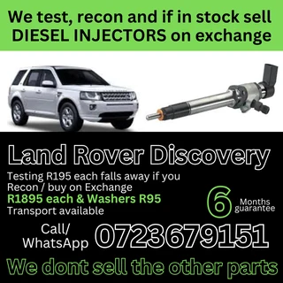 Land Rover Discovery diesel injectors for sale
