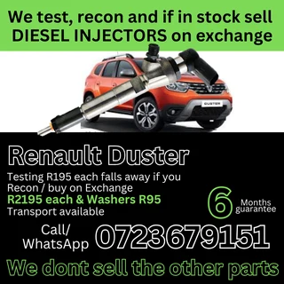 Renault Duster diesel injectors for sale