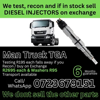 MAN Truck TGA diesel injectors for sale