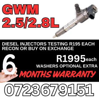 GWM 2.5 / 2.8L diesel injectors for sale