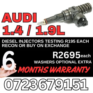 Audi 1.4 / 1.9L diesel injectors for sale