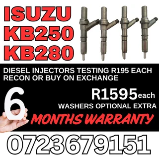 Isuzu KB250 / KB280 diesel injectors for sale