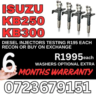 Isuzu KB250 / KB300 diesel injectors for sale