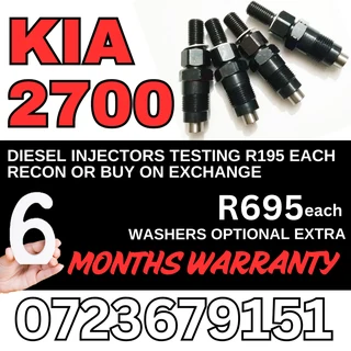 Kia 2700 diesel injectors for sale