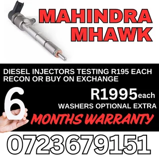 Mahindra Mhawk diesel injectors for sale
