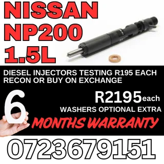 Nissan NP200 1.5L diesel injectors for sale