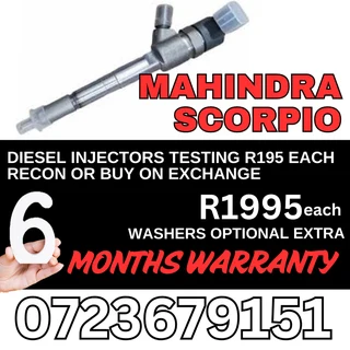 Mahindra Scorpio diesel injectors for sale
