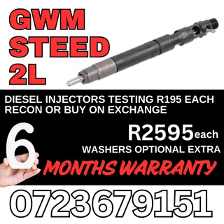 GWM Steed 2L diesel injectors for sale