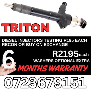 Mitsubishi Triton diesel injectors for sale