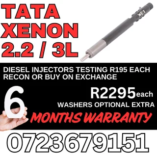 TATA Xenon 2.2 / 3L diesel injectors for sale