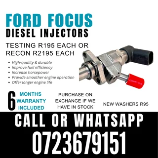 Ford Focus diesel injectors for sale