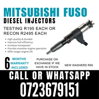 Mitsubishi Fuso diesel injectors for sale