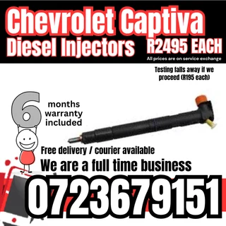 Chevrolet Captiva diesel injectors for sale