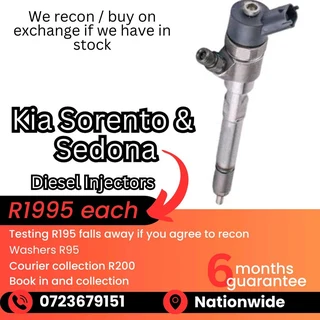 Kia Sorento or Sorento Diesel Injectors for sale