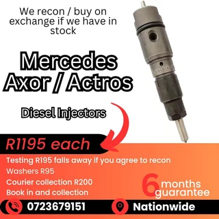 Mercedes Axor / Actros Diesel Injectors for sale