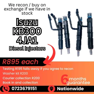 Isuzu KB300 or 4JA1 and Diesel Injectors for sale