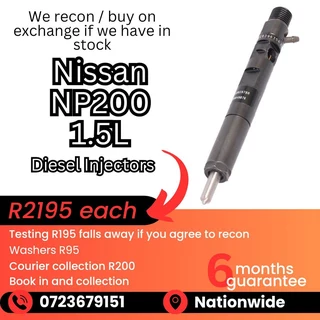 Nissan NP200 1.5L Diesel Injectors for sale