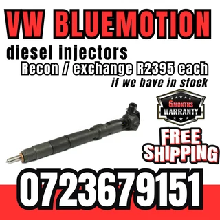 VW Bluemotion 1.2L diesel injectors for sale