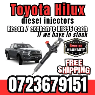 Toyota Hilux diesel injectors for sale