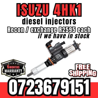 Isuzu 4HK1 diesel injectors for sale