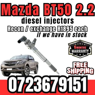 Mazda BT50 2.2L diesel injectors for sale