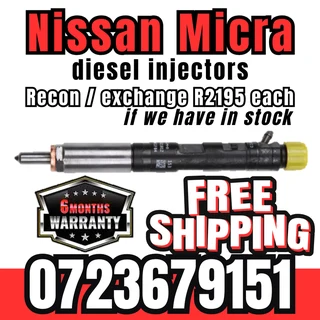Nissan Micra diesel injectors for sale