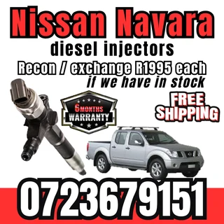 Nissan Navara diesel injectors for sale