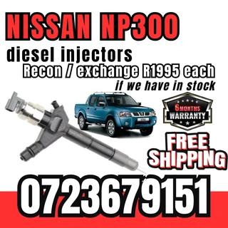 Nissan NP300 diesel injectors for sale
