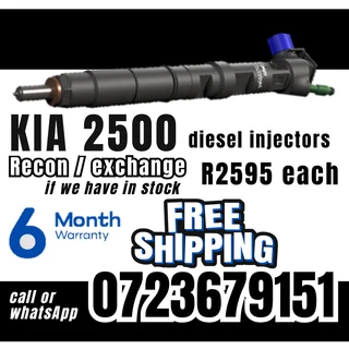 Kia 2500 diesel injectors for sale