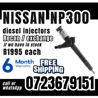 Nissan NP300 diesel injectors for sale