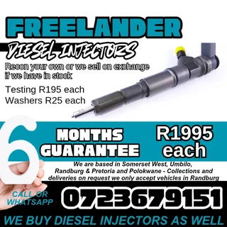Freelander Diesel Injectors for sale