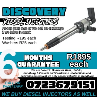 Discovery Diesel Injectors for sale