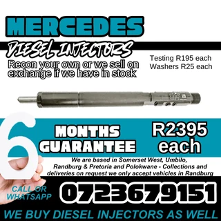 Mercedes pencil Diesel Injectors for sale