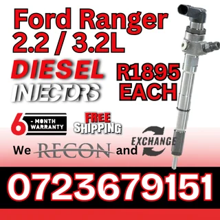 Ford Ranger 2.2 / 3.2L diesel injectors for sale