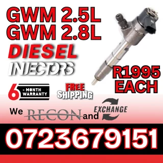 GWM 2.5 / 2.8L diesel injectors for sale