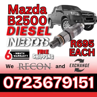 Mazda B2500 diesel injectors for sale