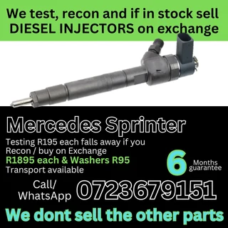 Mercedes Sprinter diesel injectors for sale