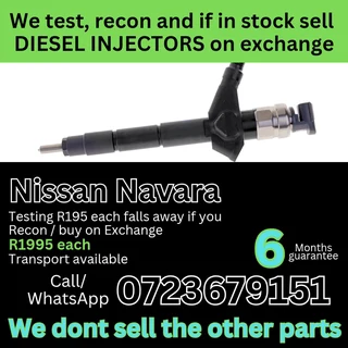 Nissan Navara diesel injectors for sale