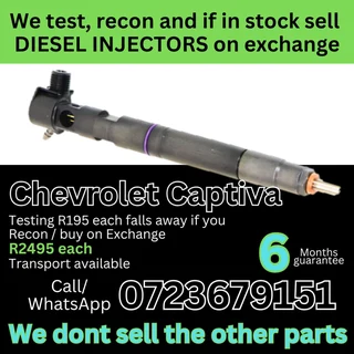 Chevrolet Captiva diesel injectors for sale