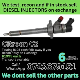 Citroen C2 diesel injectors for sale