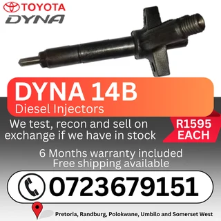 Dyna 14B diesel injectors for sale