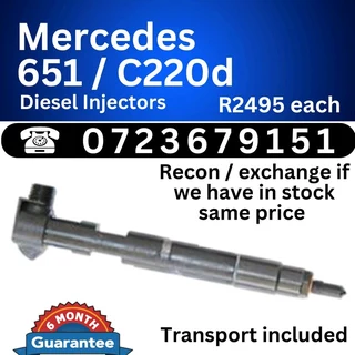 Mercedes 651 or C220  Diesel Injectors for sale