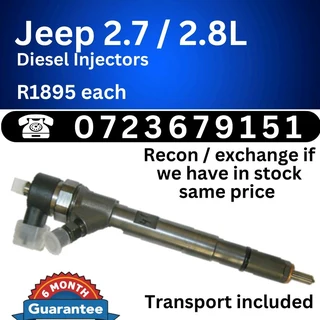 Jeep 2.7 and 2.8L Diesel Injectors for sale