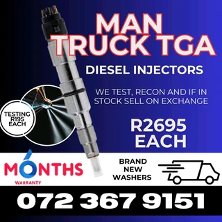 Man Truck Tga Diesel Injectors For Sale