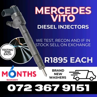 Mercedes Vito Diesel Injectors for sale