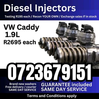 Vw Caddy 1.9l Diesel Injectors For Sale
